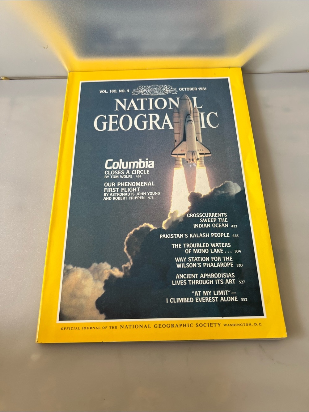 October 1981 issue of National Geographic